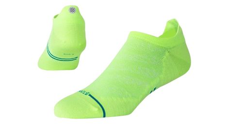 Chaussettes stance performance run ultra light tab jaune