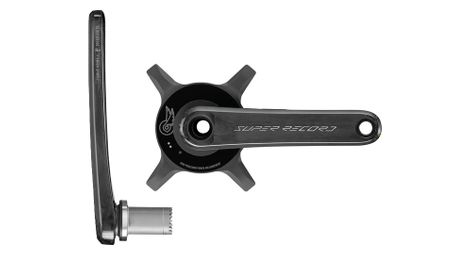 Par de bielas Campagnolo Super Record X Wireless con sensor de potencia 2x13V Ultra Torque, color negro