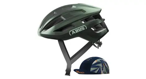 Abus powerdome ace helm moss green / grün