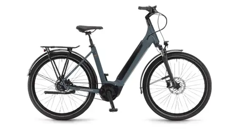 Vélo de ville électrique winora sinus r8ef wave shimano nexus courroie 8v 500 wh 650b gris bleu 2023