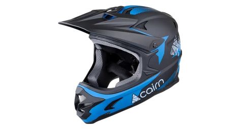 Casco integrale cairn x track matte black/blue (tu)