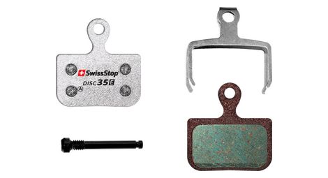 Pastillas de freno orgánicas swissstop disc 35 e para frenos sram / avid