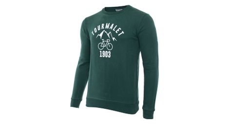 Sweat lebram x sport d'epoque tourmalet vert bouteille