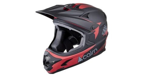 Casque intégral cairn x track noir mat/rouge (tu)