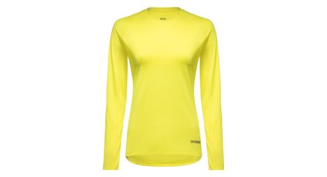 Maillot manches longues femme gore wear everyday jaune