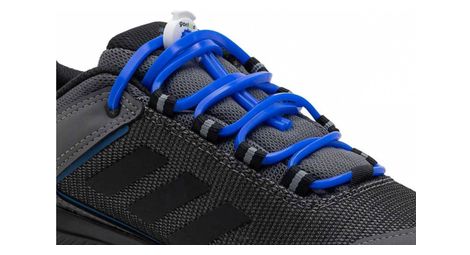 Lacets Ronds Elastiques Pour Chaussure De Randonnée Silicone - bleu indigo vif