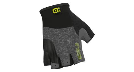 Guantes cortos Alé Comfort Gris/Amarillo