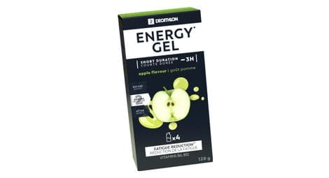 Gels énergétiques decathlon nutrition courte distance pomme 4x32g