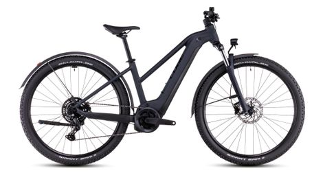 Vtt électrique semi-rigide cube reaction hybrid performance 500 allroad trapeze shimano cues 9v 500 wh 29 noir night 2025