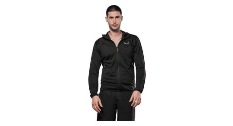 Giacca in pile Salewa Puez Altavia Polarlite Uomo Nero