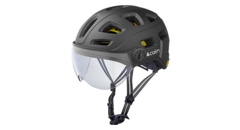 Cairn quartz visor led usb mips urban helm mat zwart