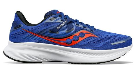 Chaussures de running saucony guide 16 bleu rouge