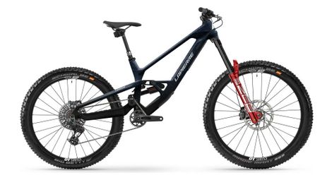 Mountain bike full-suspension Lapierre Spicy CF Team Sram 12V (29/27,5") blu traslucido 2025 T.M 170/182 cm - Bicicletta da esposizione