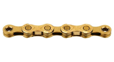 Chaîne E-Bike KMC E12 Ti-N-Gold MissingLink 12V Or