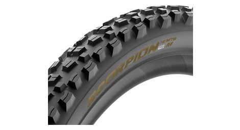 Pneu Pirelli Scorpion E-MTB M 29'' Tubeless Ready Souple SmartGrip Gravity HyperWall Noir/Or