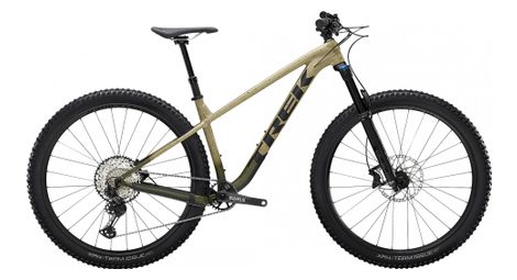 Vtt semi rigide trek roscoe 9 shimano slx xt 12v 27 5 beige vert fade 2023