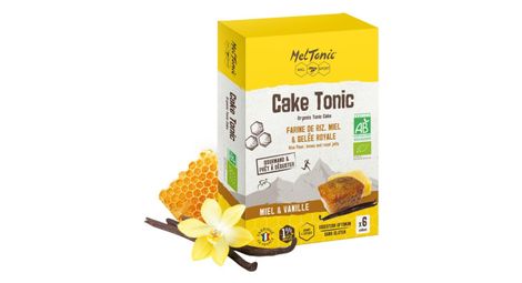 Energetischer kuchen meltonic bio-tonic honig und vanille - 6x25g