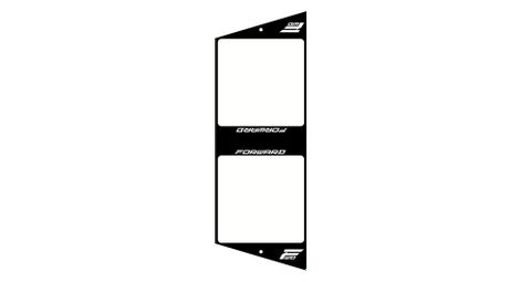Forward Number Plate XL Black
