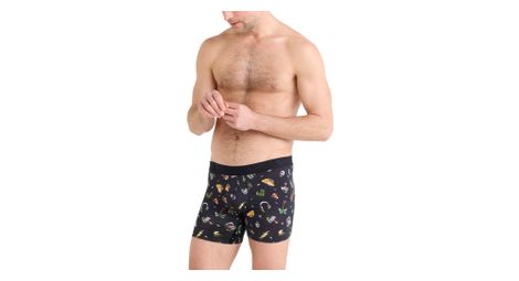 Saxx droptemp cooling cotton fly gamer's paradise boxer shorts nero uomo