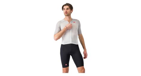 Castelli Free Sanremo 3 Topspeed 3 Herren MC Dreifachanzug Weiß Schwarz
