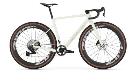 Vélo de Gravel Megamo Silk 02 Sram Rival XPLR AXS 13V 700 mm Beige/Blanc 2026