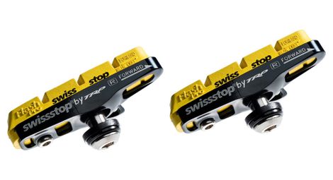 Swissstop full flashpro pastiglie dei freni gialle per re giallo x2 ruote in carbonio per shimano / sram