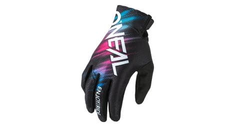 Gants longs enfant o neal matrix voltage noir multicolor