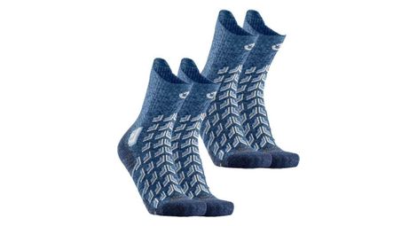 Chaussettes randonnée femme pour l'été. lot x 2 paires - trekking cool crew lady