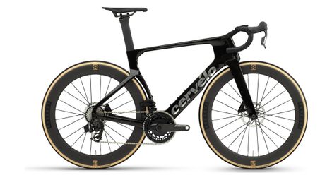 Vélo de Route Cervélo S5 Sram Force AXS 12V 700 mm Noir 2027