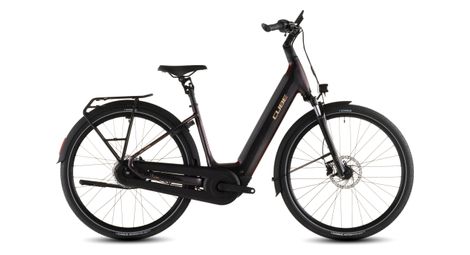 Elektro-Citybike Cube Supreme Hybrid Comfort Pro 600 Easy Entry Enviolo Trekking 600 Wh 700 mm Violett-Orange Solareclipse 2026 T.46 159/166 cm – Generalüberholtes Produkt