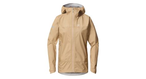 Veste imperméable haglöfs lim airak 2.5l brun femme