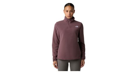 Polaire The North Face Glacier 1/4 Zip Violet Femme