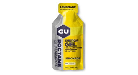 Gel gu energy roctane lemonade flavor