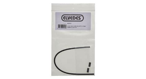 Kit elvedes cable freno exterior negro 240 mm + 2 tapones finales
