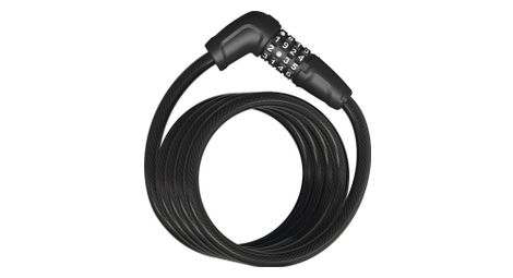 Abus câble à code 6512c/180/12 bk scmu noir - 180cm - vélo - noir
