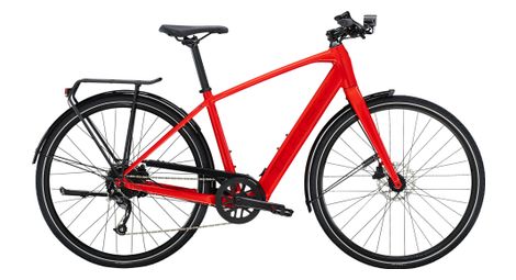 Vélo de ville électrique trek fx+ 2 shimano altus 9v 250 wh 700 mm rouge 2023