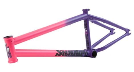 Cadre sunday street sweeper hot pink x fade purple - taille toptube - 20,75