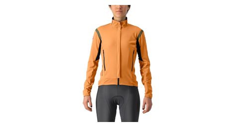Veste manches longues femme castelli perfetto ros 2 orange