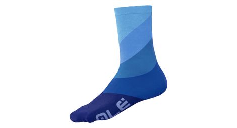 Calcetines alé unisex q-skin diagonal digitopress azul