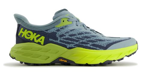 Chaussures de Trail Running Hoka Speedgoat 5 Bleu Vert