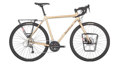 Bicicleta de viaje salsa marrakesh shimano alivio / acera 9s 700mm dorado 2021