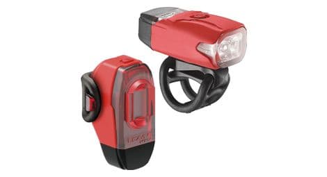 Par de luces lezyne ktv drive rojo