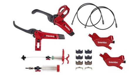 brembo gr pro red disc brake kit bleeding kit