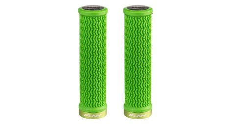 Paire de grips funn holeshot 130mm vert fluo