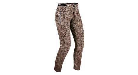 Pantalon femme dharco gravity leopard noir beige