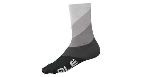 Chaussettes unisexe alé q-skin diagonal digitopress gris