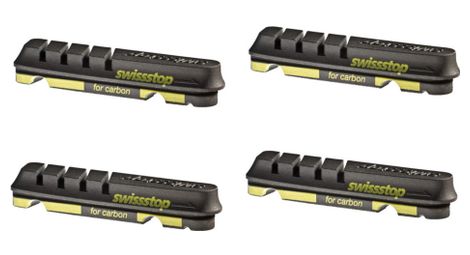Swissstop flash evo black prince x4 pastillas de freno ruedas de carbono para shimano / sram / campagnolo