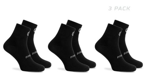Chaussettes Velo Rogelli Core 3-pack Kids - Enfant - Noir