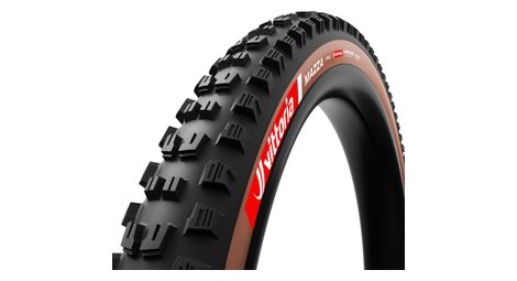 Neumático Vittoria Mazza Trail 29'' para MTB Tubeless Ready plegable con cinturón antipinchazos y formulación de 4 compuestos de grafeno. Flanco marrón.