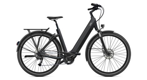 Bicicleta eléctrica O2 Feel iSwan Explorer Power 6.1 con Shimano Alivio, 9 V, 540 Wh, 27,5'', negro intenso, talla L (190/200 cm) - Bicicleta de exposición